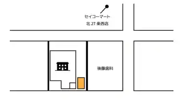 特P 北二十七条西16-5-21駐車場の図面