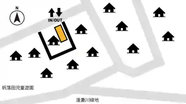 特P 今川町帆落田6-10駐車場の図面