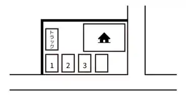 特P 板垣2-1711駐車場の図面