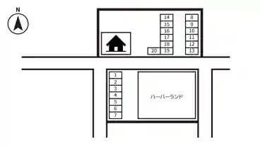 特P 石打1695-6駐車場の図面