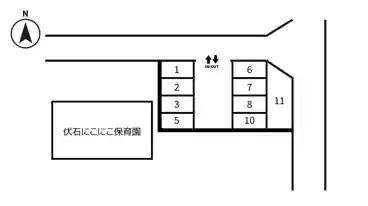 特P 伏石町2100−2駐車場の図面