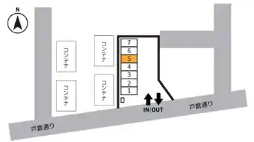 特P ECOパーク国分寺並木町1駐車場の図面