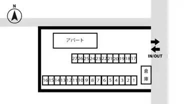 特P 五祝町446駐車場の図面