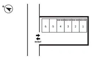 特P 日根野5700-78駐車場の図面