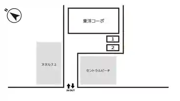 特P 地行4-8-12駐車場の図面