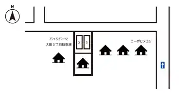 特P 大島3-28-5駐車場の図面