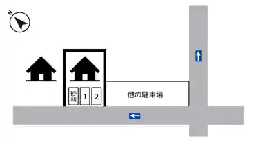 特P 鹿島町1-19-1駐車場の図面