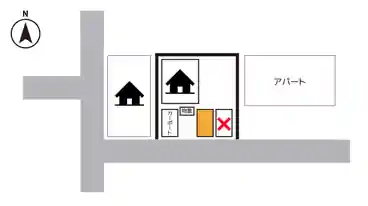 特P 月寒東5条13丁目2-25駐車場の図面