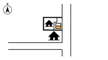 特P 飾磨区高町2-324-5（南側）駐車場の図面