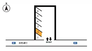 特P 宇治壱番38-1駐車場の図面