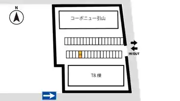 特P 【209番】引山荘駐車場の図面