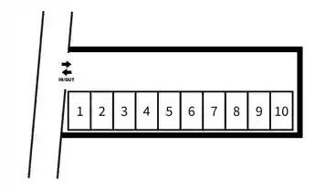 特P 由良3768付近駐車場の図面