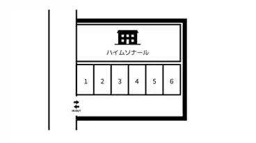 特P 久保稲荷5-2-28駐車場の図面