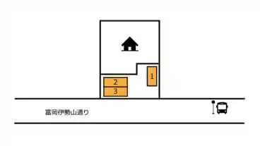 特P 《バイク専用》能見台通41-20駐車場の図面