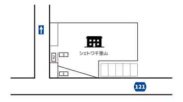 特P 《バイク専用》シェトワ千里山駐車場の周辺