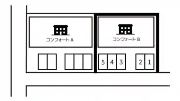 特P 新磯野3-22-10駐車場の車室