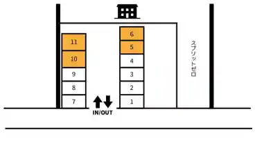 特P 本庄町1-3-5駐車場の図面