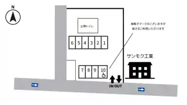 特P 岡崎市桜城橋北駐車場の図面