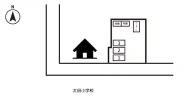 特P 本町30-20付近駐車場の図面