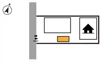 特P 手形字蛇野64-7駐車場の図面