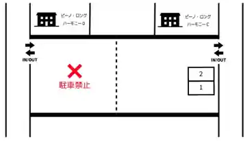 特P 犬塚5-3-8付近駐車場の図面