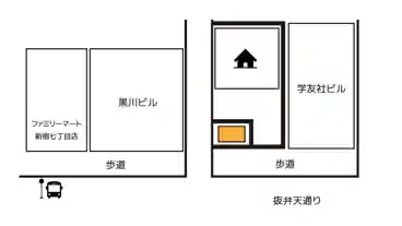 特P 新宿7-2-2駐車場の図面