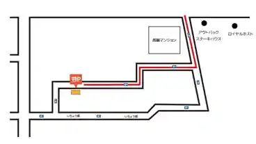 特P 高輪4-9-24（北側）駐車場の図面