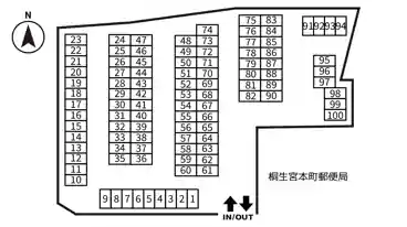 特P 第一自動車駐車場の図面