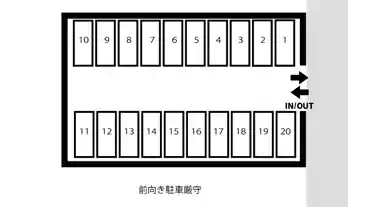 特P 矢作町字猫田29駐車場の図面