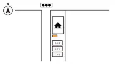 特P 下田2丁目3番54号駐車場の図面