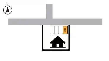 特P 片柳1635駐車場の図面