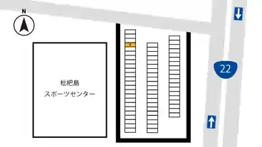 特P 【4番】枇杷島荘駐車場の図面