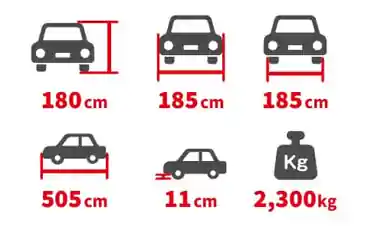 特P FROM 1st駐車場の図面