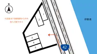 特P 鳥羽2380-25駐車場の図面