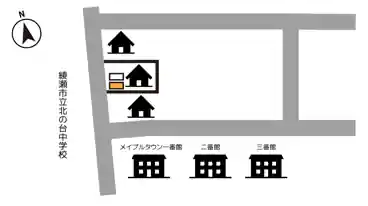 特P 蓼川1-18-3駐車場の図面