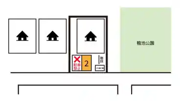 特P 【2番】大丸15-13駐車場の図面