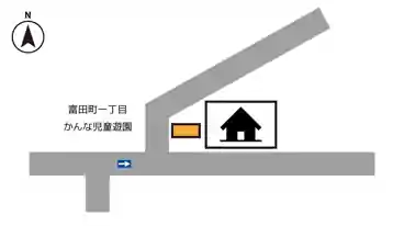 特P 高槻市富田町1-19-12駐車場の図面