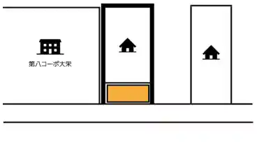 特P 《軽・コンパクト》貝塚2-15-11駐車場の図面