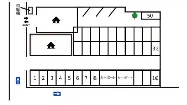 特P 【32番】千駄木駐車場の図面