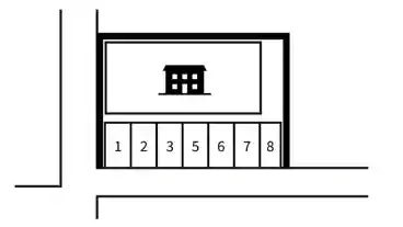 特P アロークネストアネックス駐車場の図面