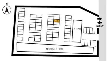 特P 【538番】桶狭間荘駐車場の図面