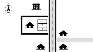 特P 服部五丁目1006番地駐車場の図面