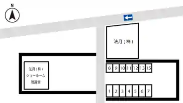 特P 【軽専用】美川町21-10 駐車場の図面