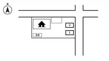 特P 南荻島243ー2駐車場の図面