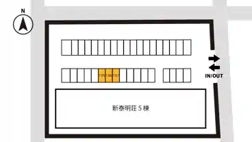 特P 【195番・196番・197番】新泰明荘駐車場の図面