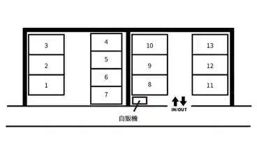 特P エースパーク東中山第1駐車場の図面