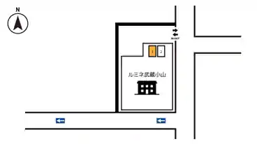 特P 荏原3-1-11駐車場の図面