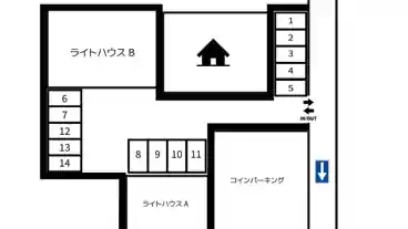 特P 富士見町4-12-4駐車場の図面