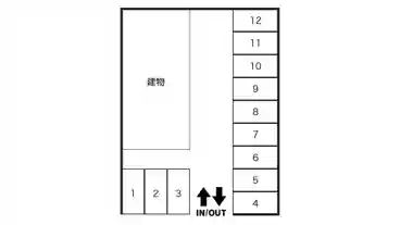 特P 和泉町7413-7駐車場の図面