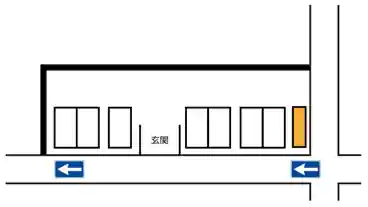 特P 《バイク専用》西麻布1-8-15駐車場の図面